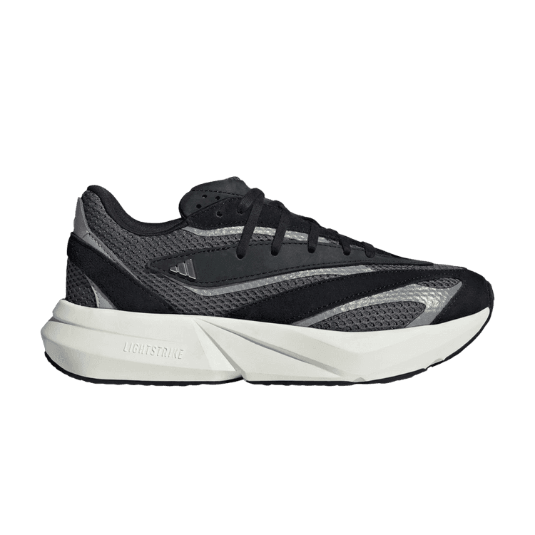 adidas Lightstride Core Black Silver Metallic Grey Six (Women's)