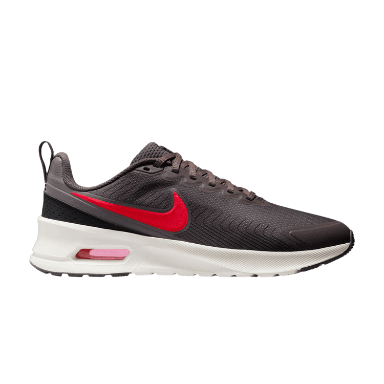 Nike Air Max Nuaxis Cave Stone Flat Pewter Dark Smoke Grey Bright Crimson