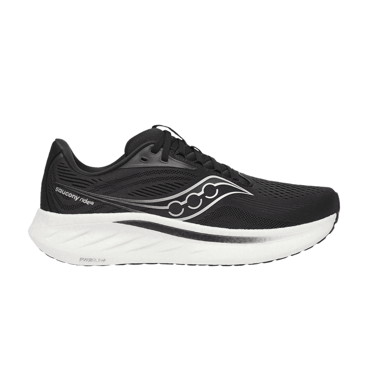 Saucony Ride 18 Black White