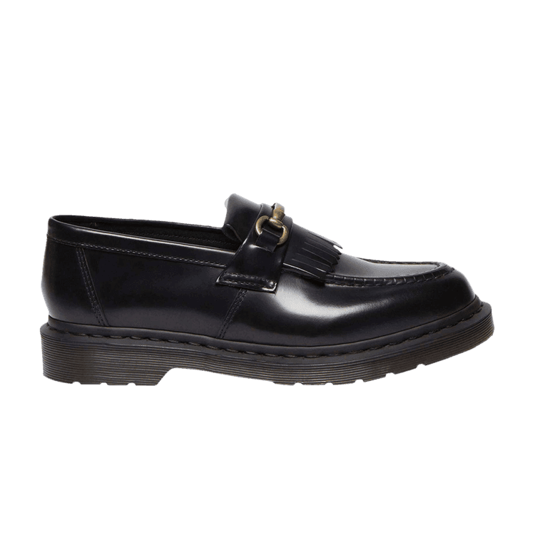 Dr. Martens Adrian Snaffle Smooth Leather Tassel Loafer Black