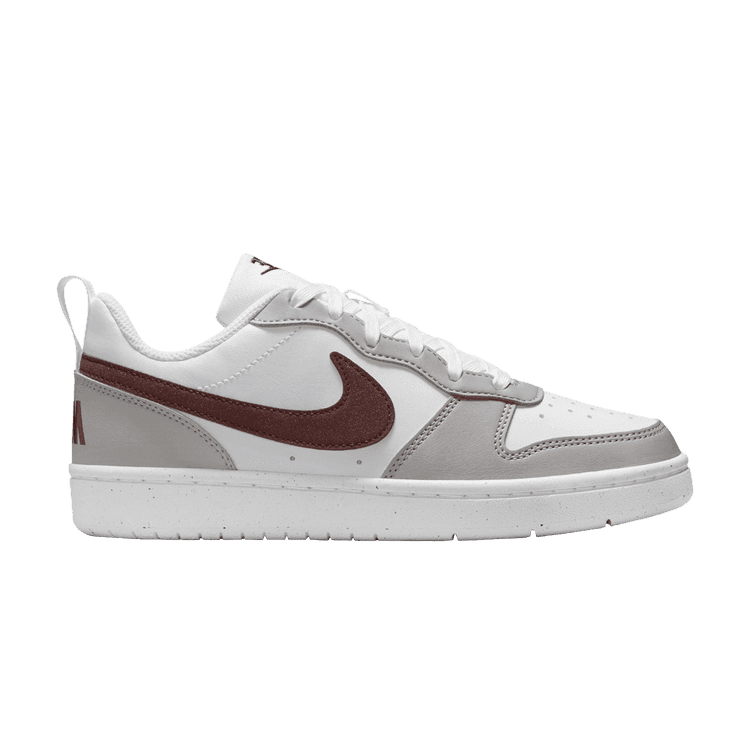 (GS) Nike Court Borough Receaft 'White Dark Pony Iron Ore'
