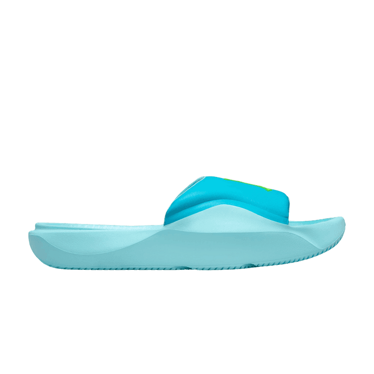 Jordan Franchise Slide Chlorine Blue Copa Electric Green
