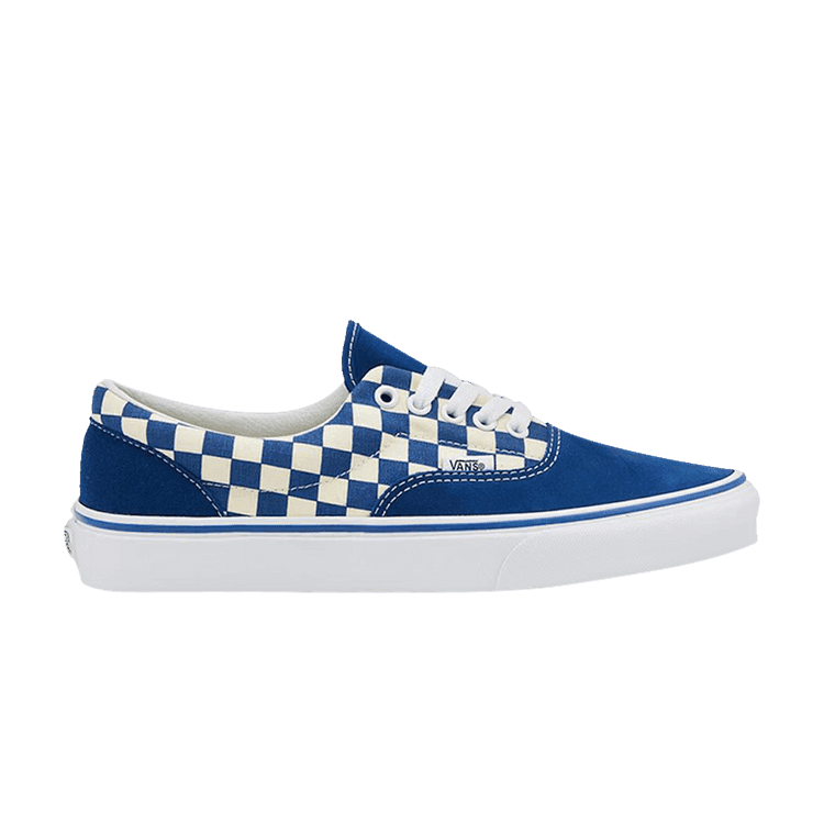 Vans Primary Check Era Skate Sneakers Origina Blue