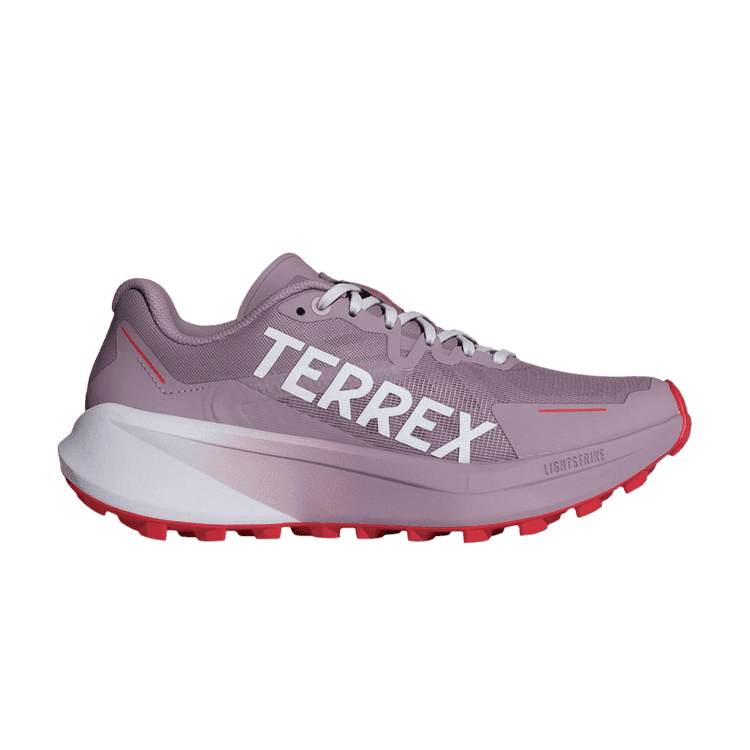 adidas Terrex Agravic 3 Trail Preloved Fig Cloud White Pure Ruby (Women's)