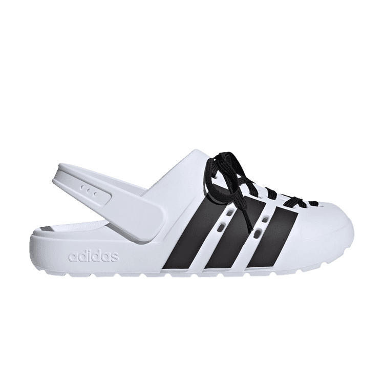 adidas Adilette Clog 2.0 Cloud White Core Black Gold Metallic