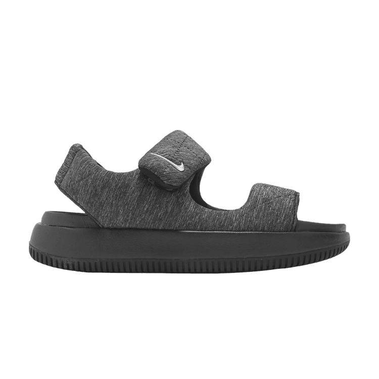 Nike Calm SE Sandals 'Black Metallic Silver' (Women's)
