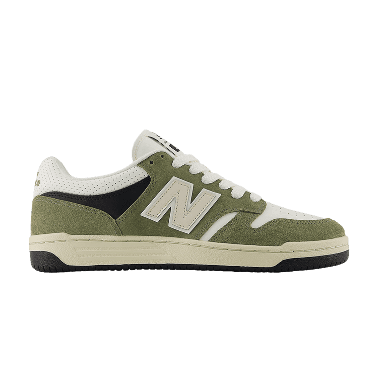New Balance 480 Dark Olivine Sea Salt