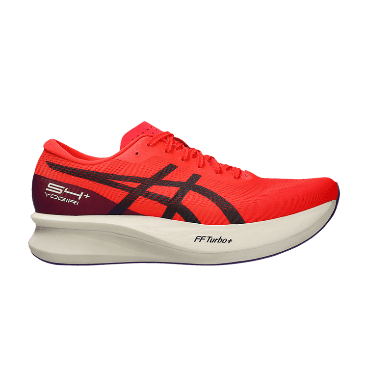 ASICS S4+ Yogiri Flash Red Carrier Grey