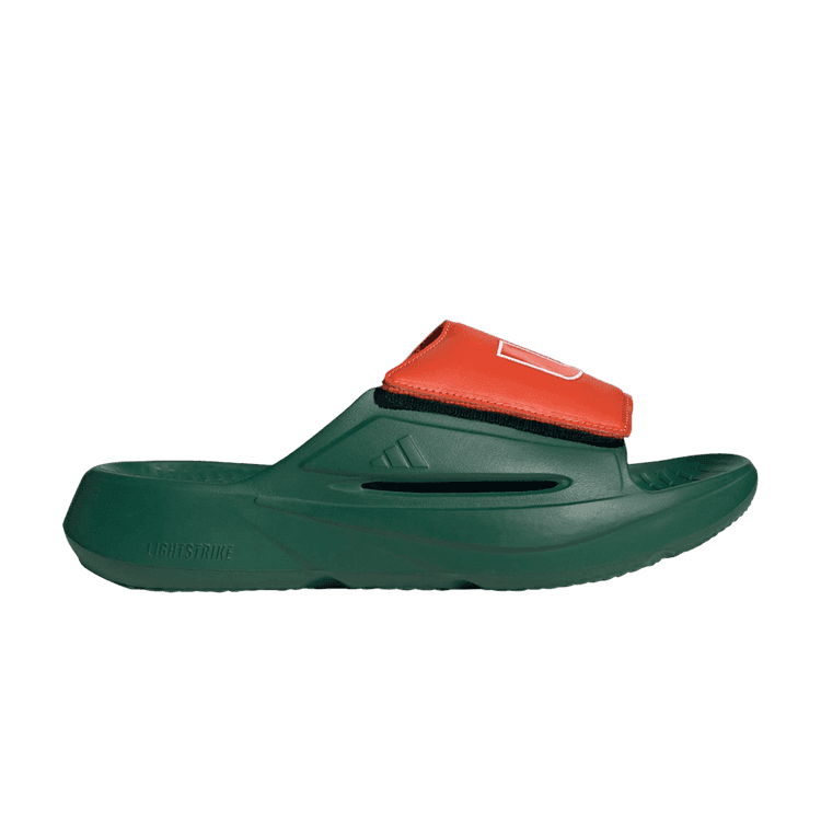 adidas Lightblaze Slide Miami Hurricanes