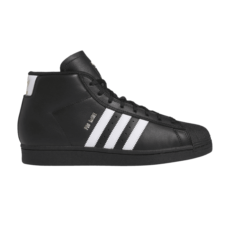 adidas Pro Model ADV Core Black Cloud White Gold Metallic