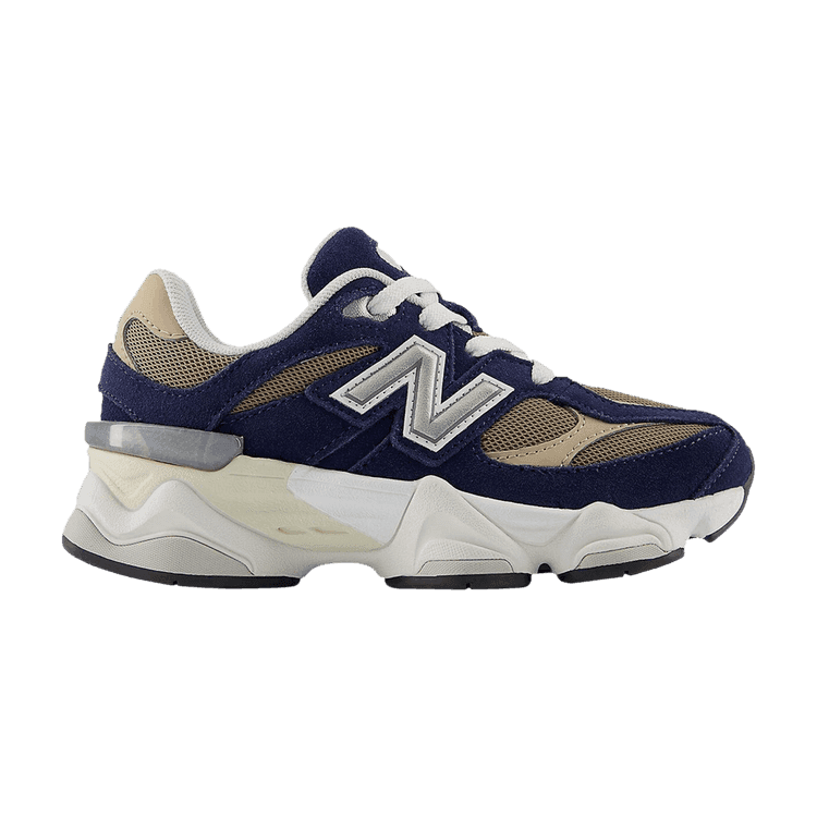 New Balance 9060 Regular Lace Navy Mushroom (PS)