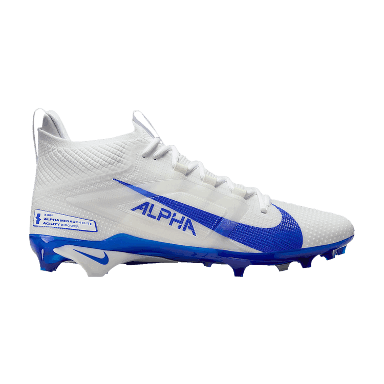 Nike Alpha Menace 4 Elite White Hyper Royal Photon Dust