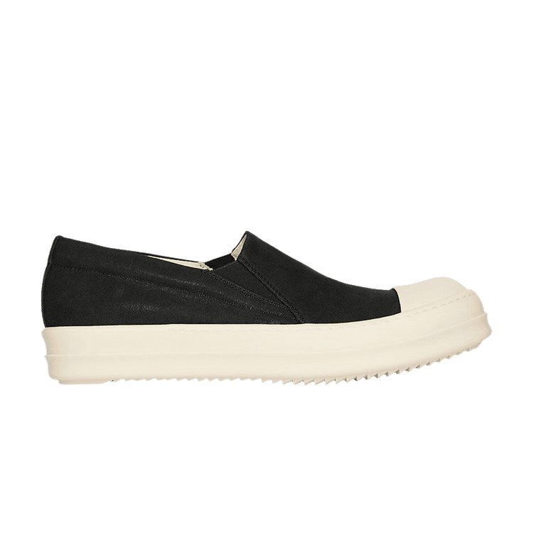 Rick Owens DRKSHDW Boat Slip On 'Black Milk'