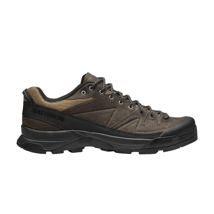 Salomon X-ALP Low Distressed Leather Dark Earth Black