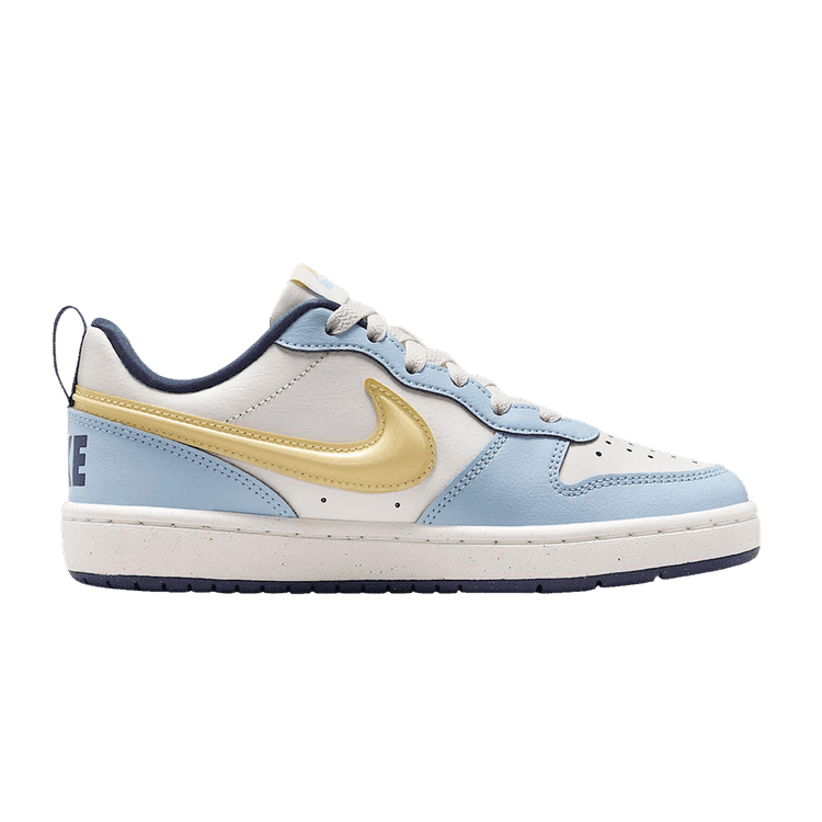 Nike Court Borough Low Recraft Celestine Blue Soft Yellow (GS)