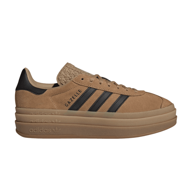 adidas Gazelle Bold Cardboard Black Gum (Women's)