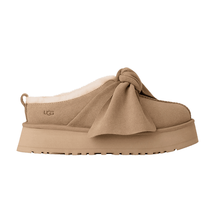 UGG Platform Slip-On Bow Slipper Sand (Women's)