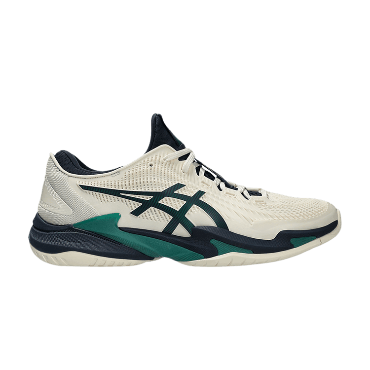 ASICS Court FF 3 Cream Jasper Green