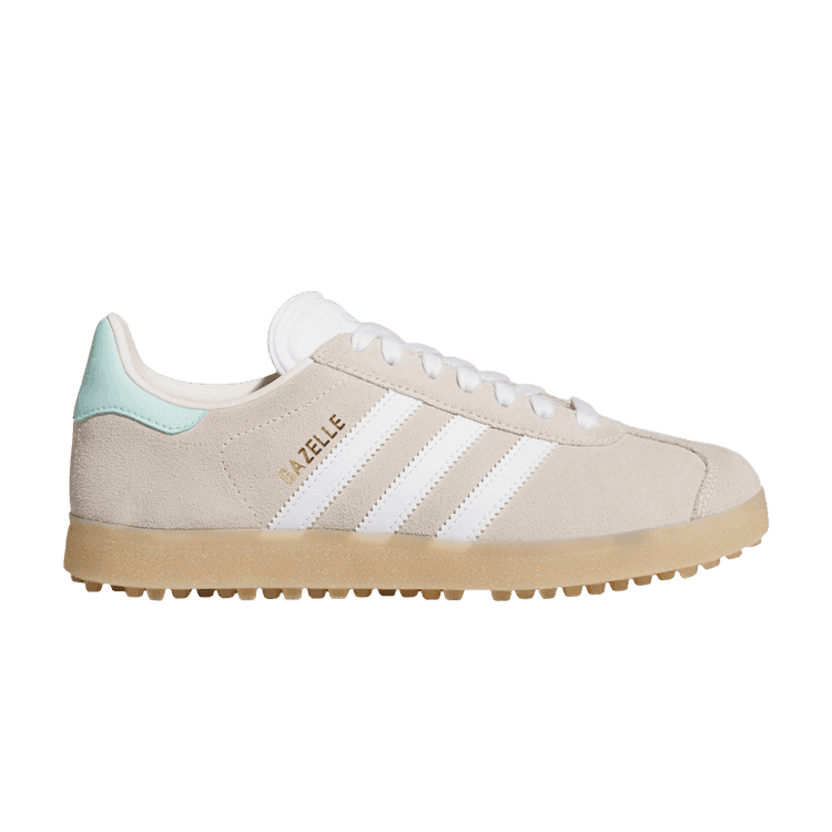 adidas Gazelle Spikeless Golf Chalk White Clear Mint (Women's)