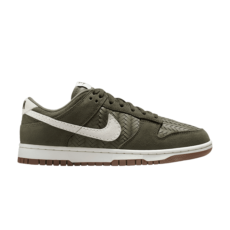 Nike Dunk Low Premium SE Woven Medium Olive Gum (Women's)