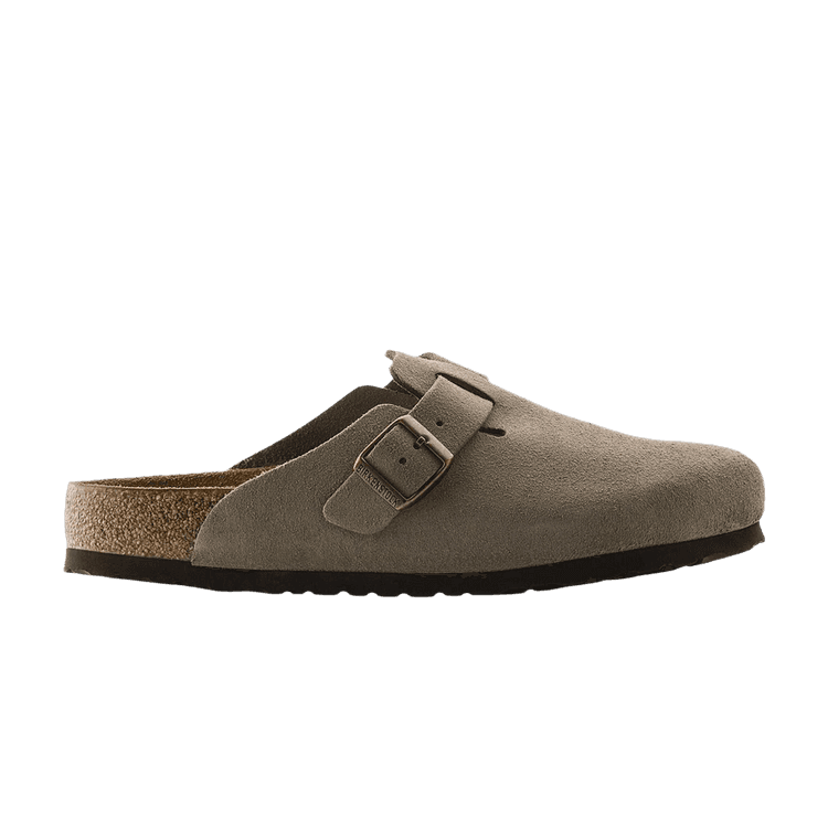 Birkenstock Boston Soft Footbed Mules 'Taupe '