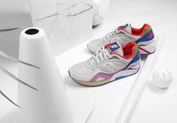 Saucony G9 Shadow 6 Bodega Pattern Recognition Grey