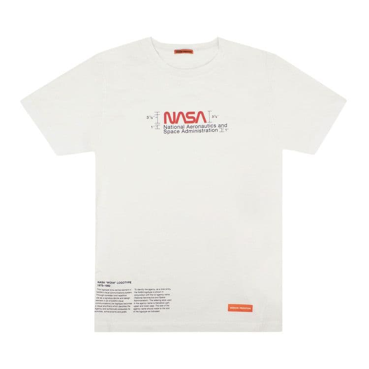 Heron Nasa Manual Short Sleeve Tee 'White'