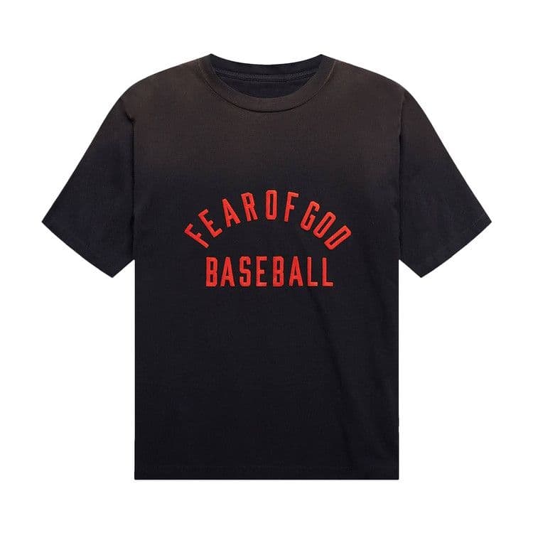 Fear of God Baseball Tee 'Vintage Black Red'