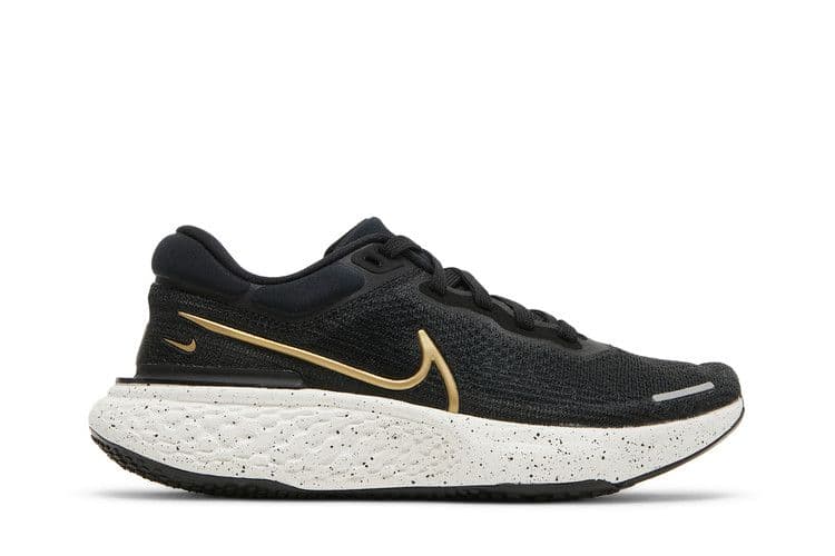 Nike ZoomX Invincible Run Flyknit Black Metallic Gold (Women's)