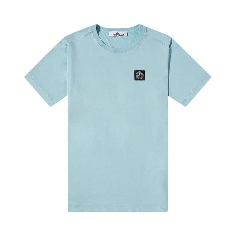 STONE ISLAND Logo Patch T-shirt 'Aqua'
