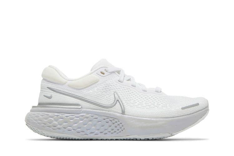 Nike ZoomX Invincible Run Flyknit White Metallic Silver (Women's)