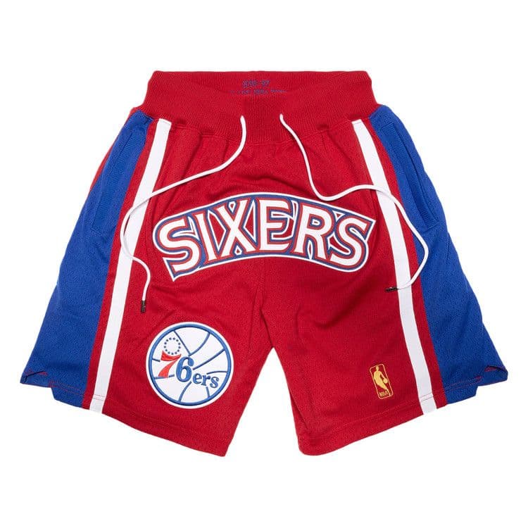 Mitchell & Ness Just Don Ninety Six 76ers 1996-97 Shorts 'Red/Blue/White'