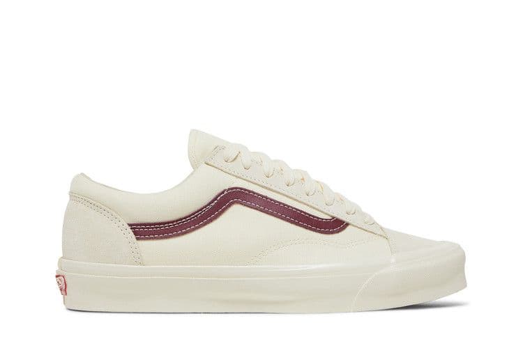 Vans OG Style 36 LX Classic White Pomegranate