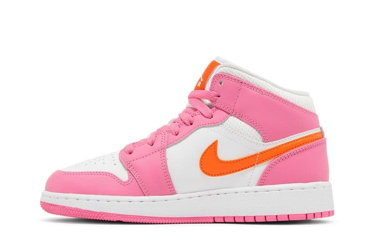 Jordan 1 Mid Pinksicle Safety Orange (GS) — foto 4