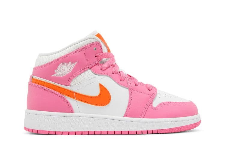 Jordan 1 Mid Pinksicle Safety Orange (GS) — foto 2