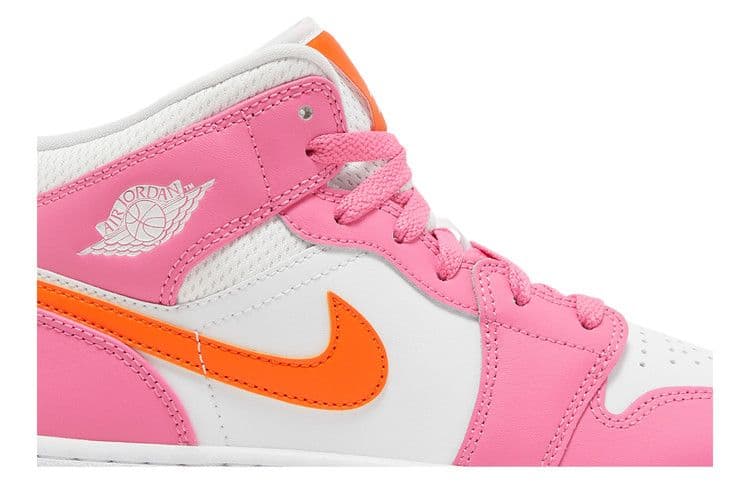 Jordan 1 Mid Pinksicle Safety Orange (GS) — foto 3