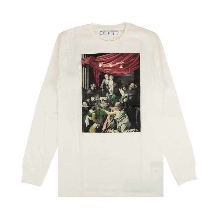 Off-White FW20 Caravaggio Print Long Sleeve Swea