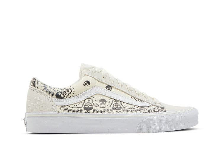 Vans Style 36 Skull Bandana White Black