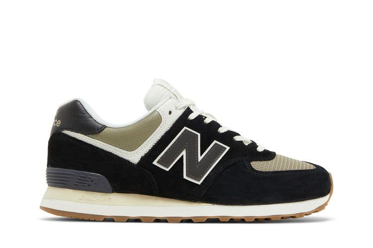 New Balance 574 Black Olive Gum