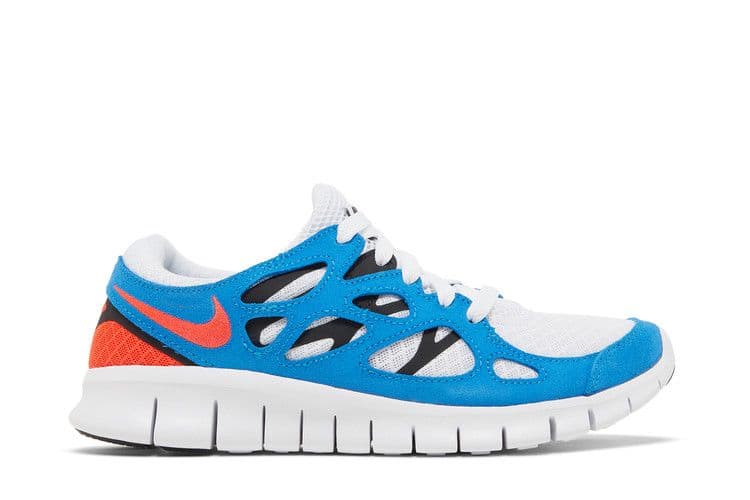 Nike Free Run 2 White Bright Crimson Photo Blue Black (Women's)