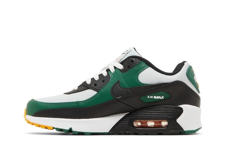 Nike Air Max 90 Leather Pure Platinum Gorge Green (GS) — foto 4