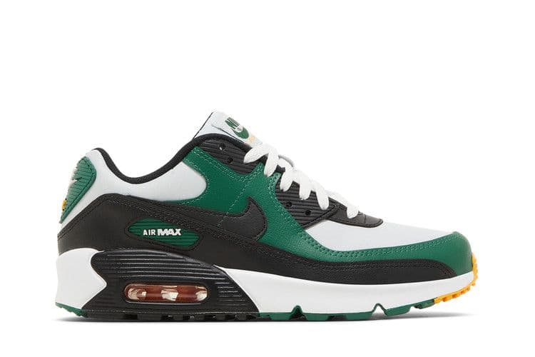 Nike Air Max 90 Leather Pure Platinum Gorge Green (GS) — foto 2