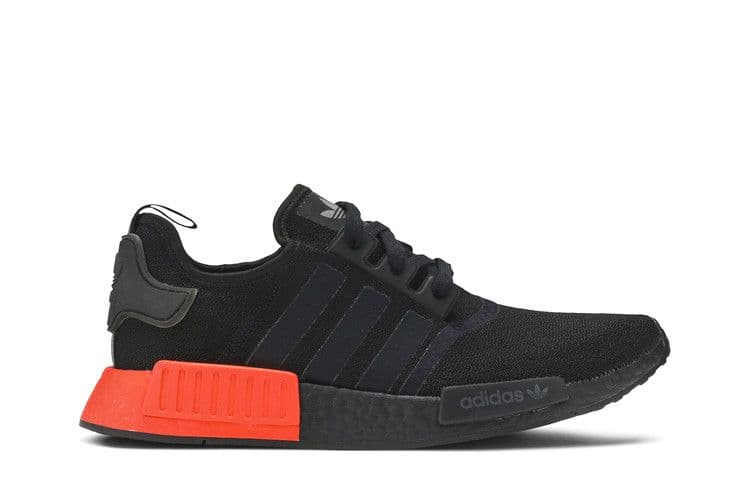 adidas NMD R1 Core Black Solar Red