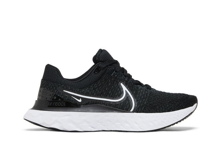 Nike React Infinity Run Flyknit 3 Black White