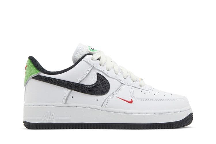 Nike Air Force 1 Low '07 Just Do It Snakeskin White Black (Women's)