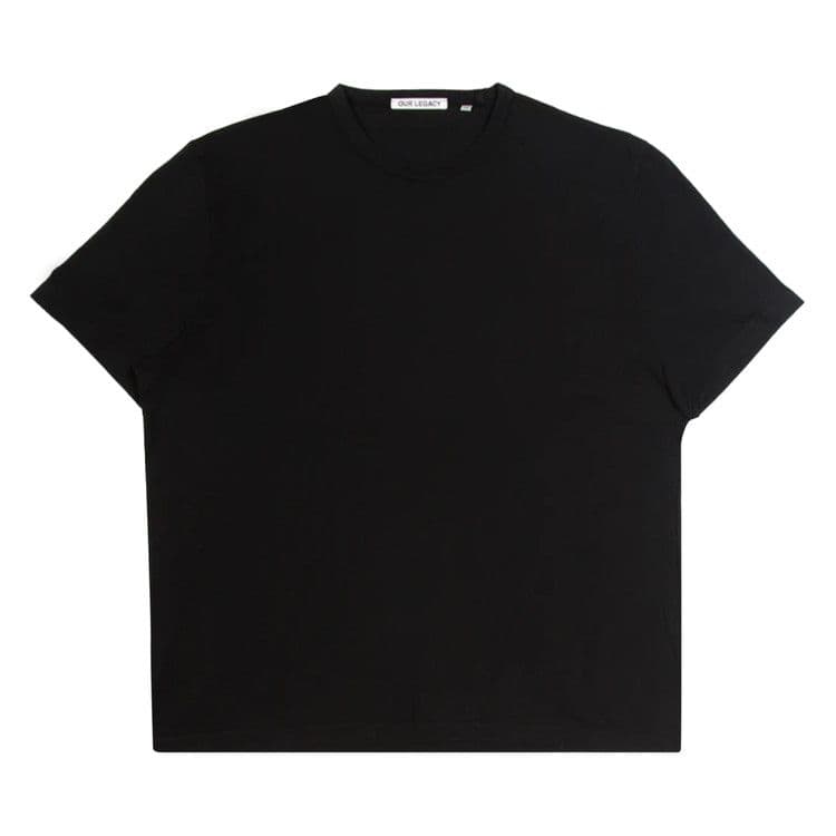 Our Legacy New Box T-Shirt 'Black Clean Jersey' — foto 2