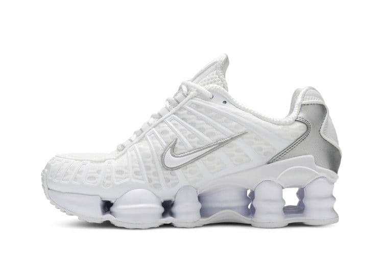 Nike Shox TL White Metallic Silver — foto 4