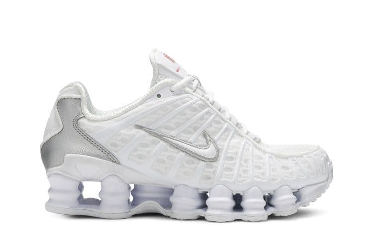 Nike Shox TL White Metallic Silver — foto 2