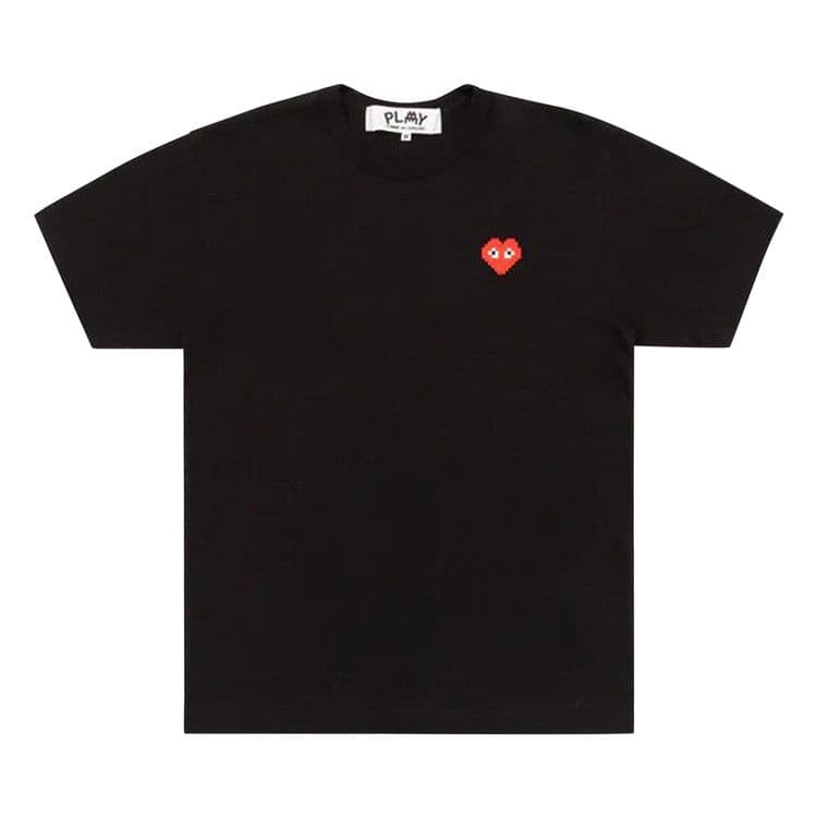 Comme des Garçons PLAY x Invader Heart Tee 'Black' — foto 2
