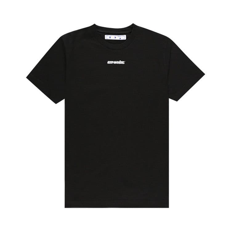 Off-White Marker Slim Tee 'Black/Red'